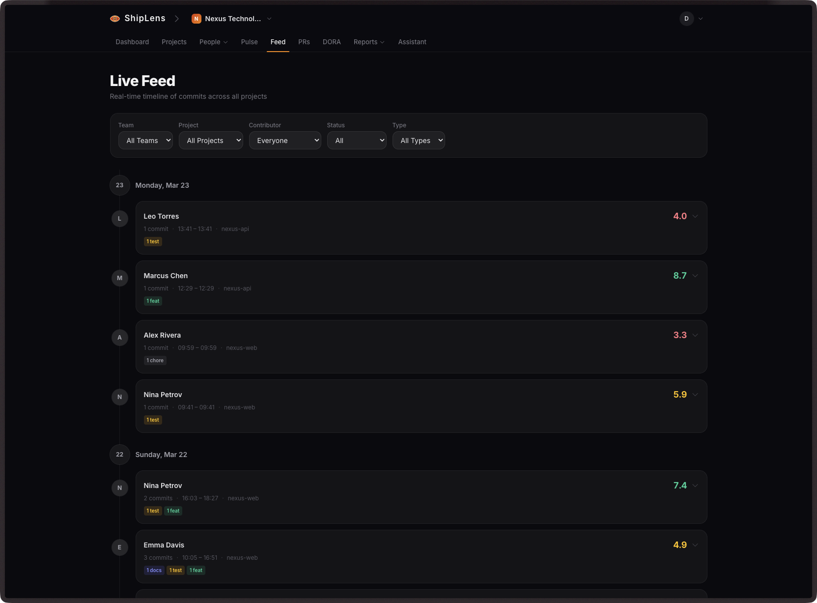Team Pulse daily briefing